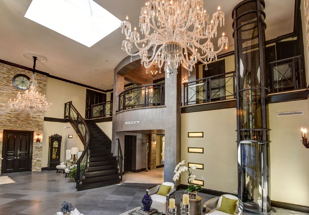 Modern luxury home elevator installation in Lagos